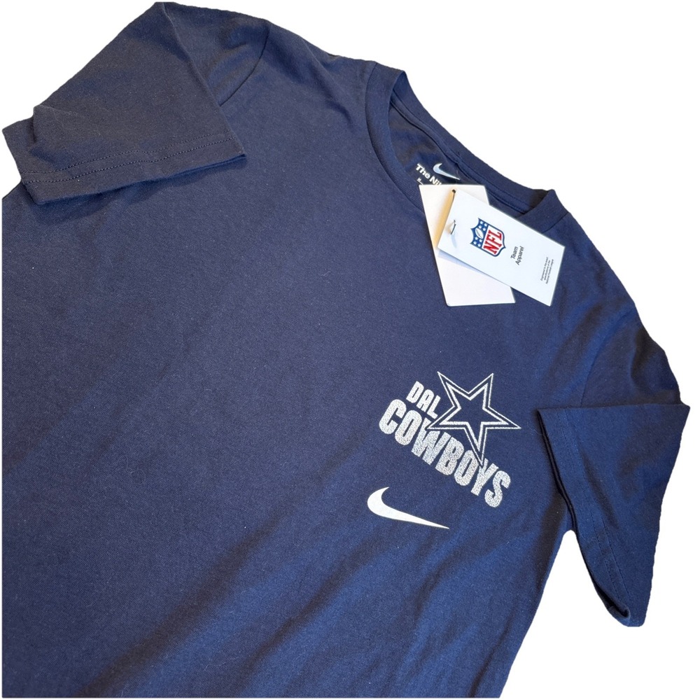 NIKE NFL Team Apparel Dallas Cowboys The Nike T-Shirt Navy Boys Medium